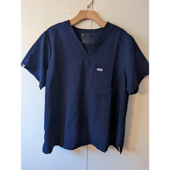 Figs Blue Scrub Top - Picture 4 of 13